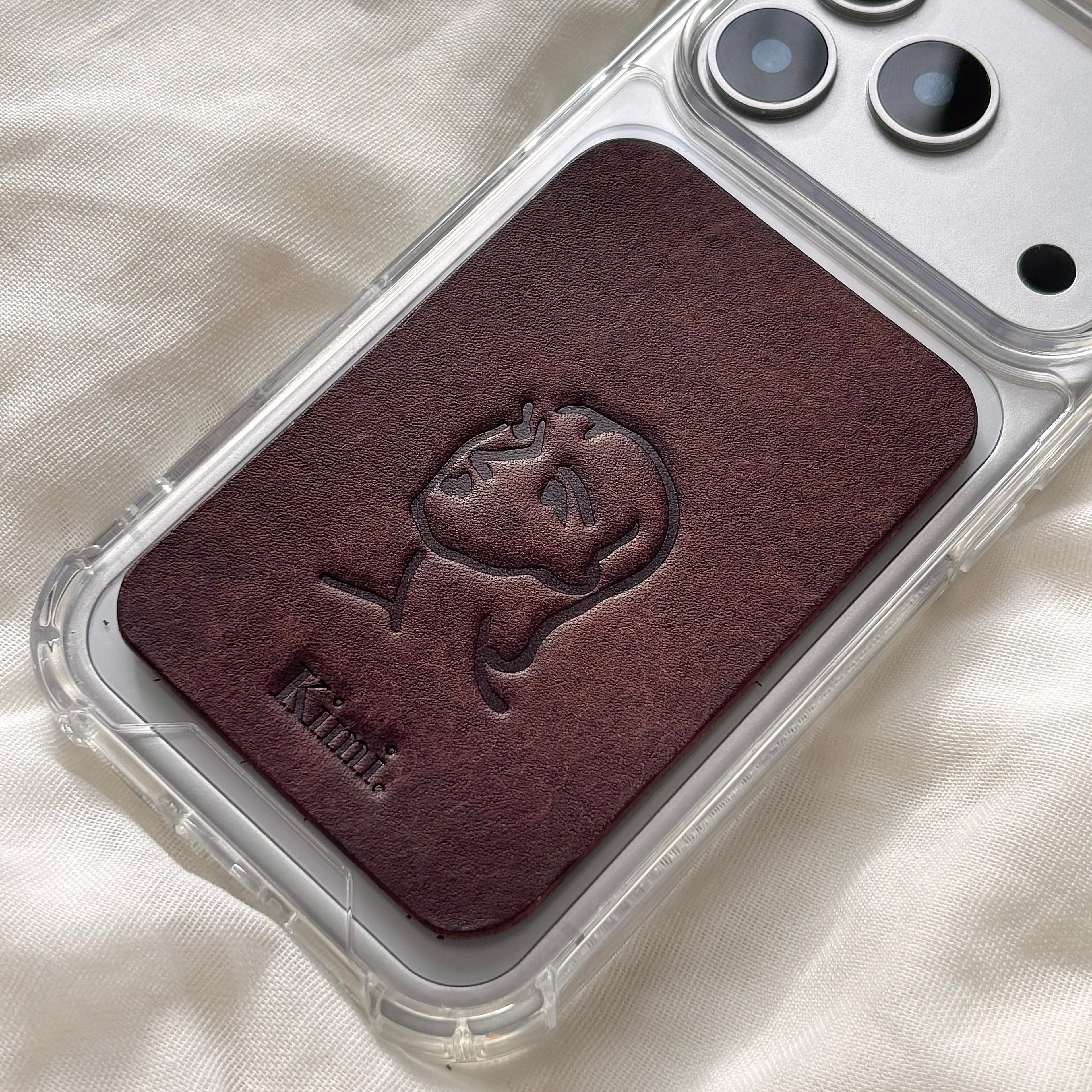 Leather Art Case-Dark Brown