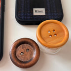 Wooden Button Griptok-natural