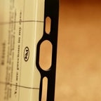 Logo Grid Case-Cream Beige