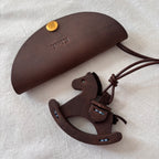 Rocking Horse Charm-Dark Brown