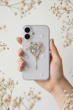 Baby’s Breath Bouquet Case (Clear)｜かすみ草のブーケスマホケース