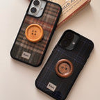 Wooden Button Griptok-natural