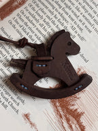 Rocking Horse Charm-Dark Brown