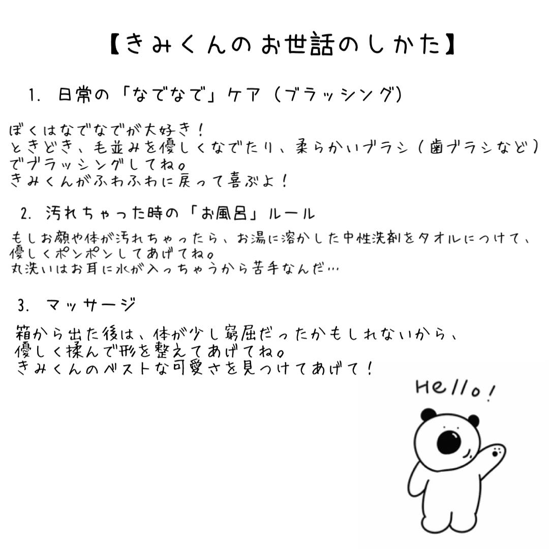 きみくんの小さなぬい