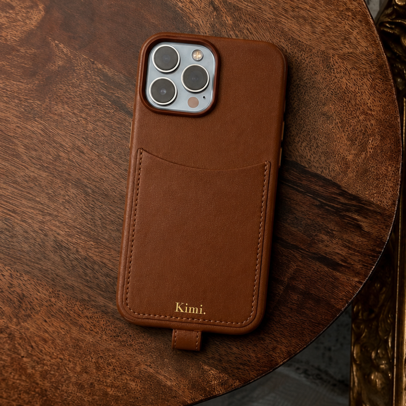 Leather Phone Case-Brown(ケース単品)