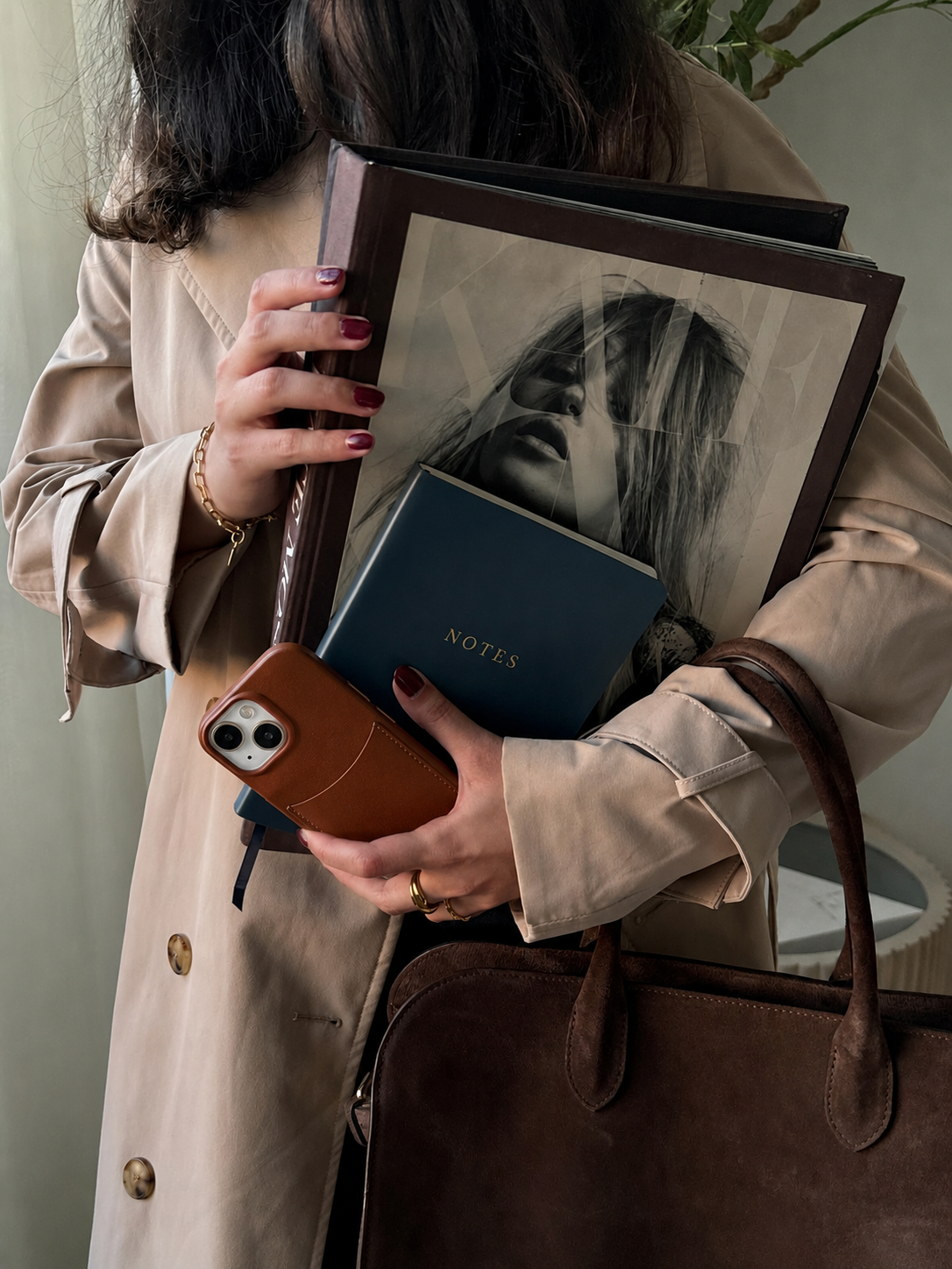 Leather Phone Case-Brown(ケース単品)