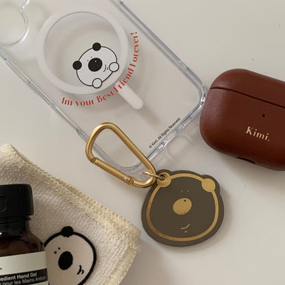 Kimi.kun Leather Key Holder-Red