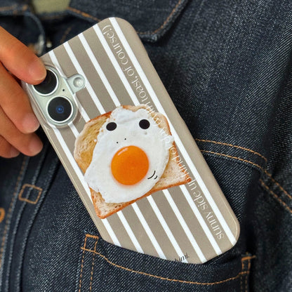 トーストとめだまやきみくんのスマホケース