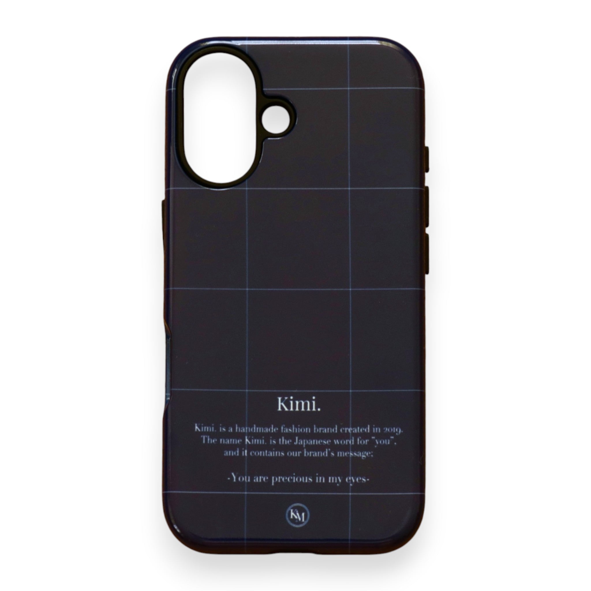 Logo Grid Case-Navy