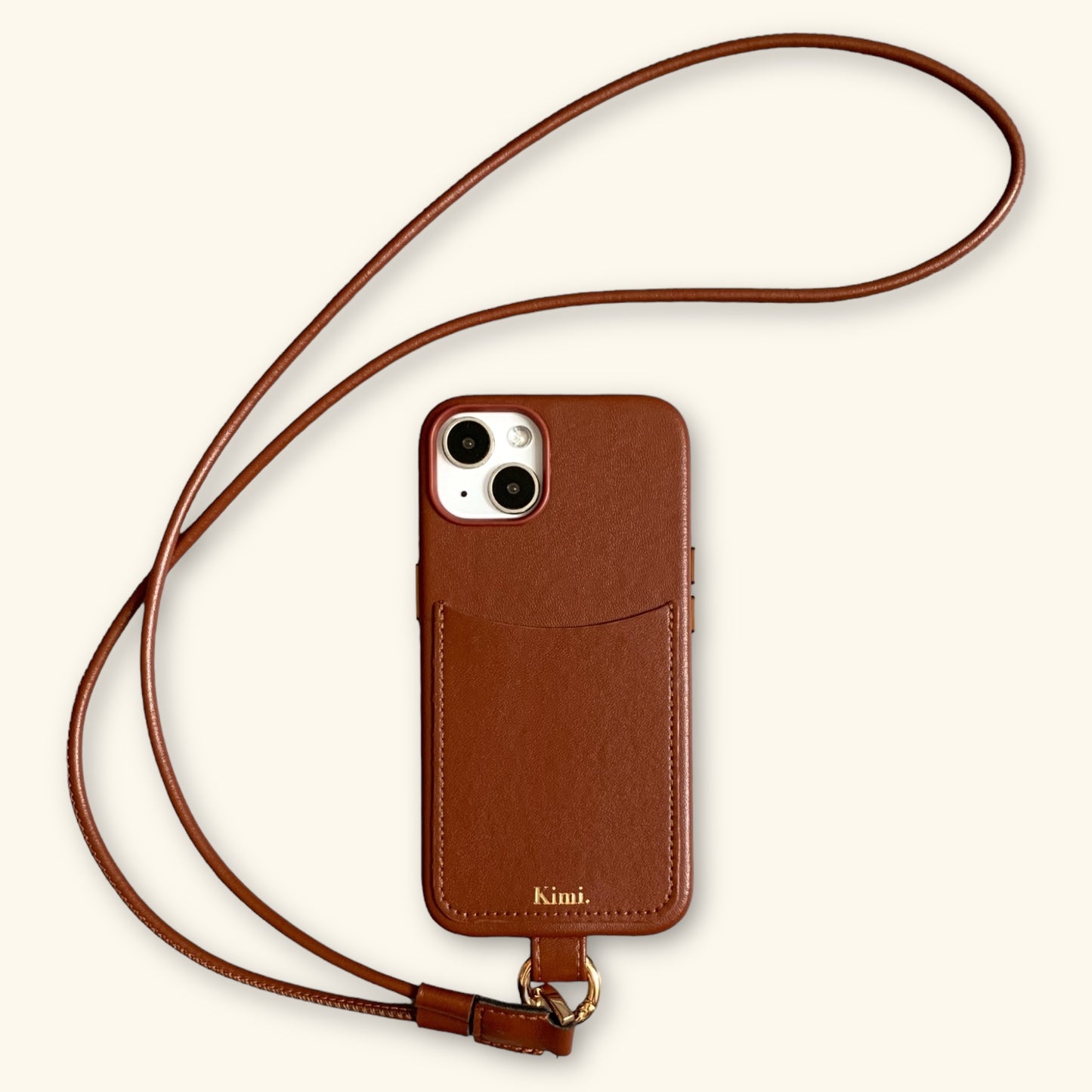 Leather Strap Case-Brown