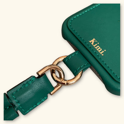 Leather Strap Case-Green