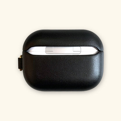 Leather AirPods Case-Black
