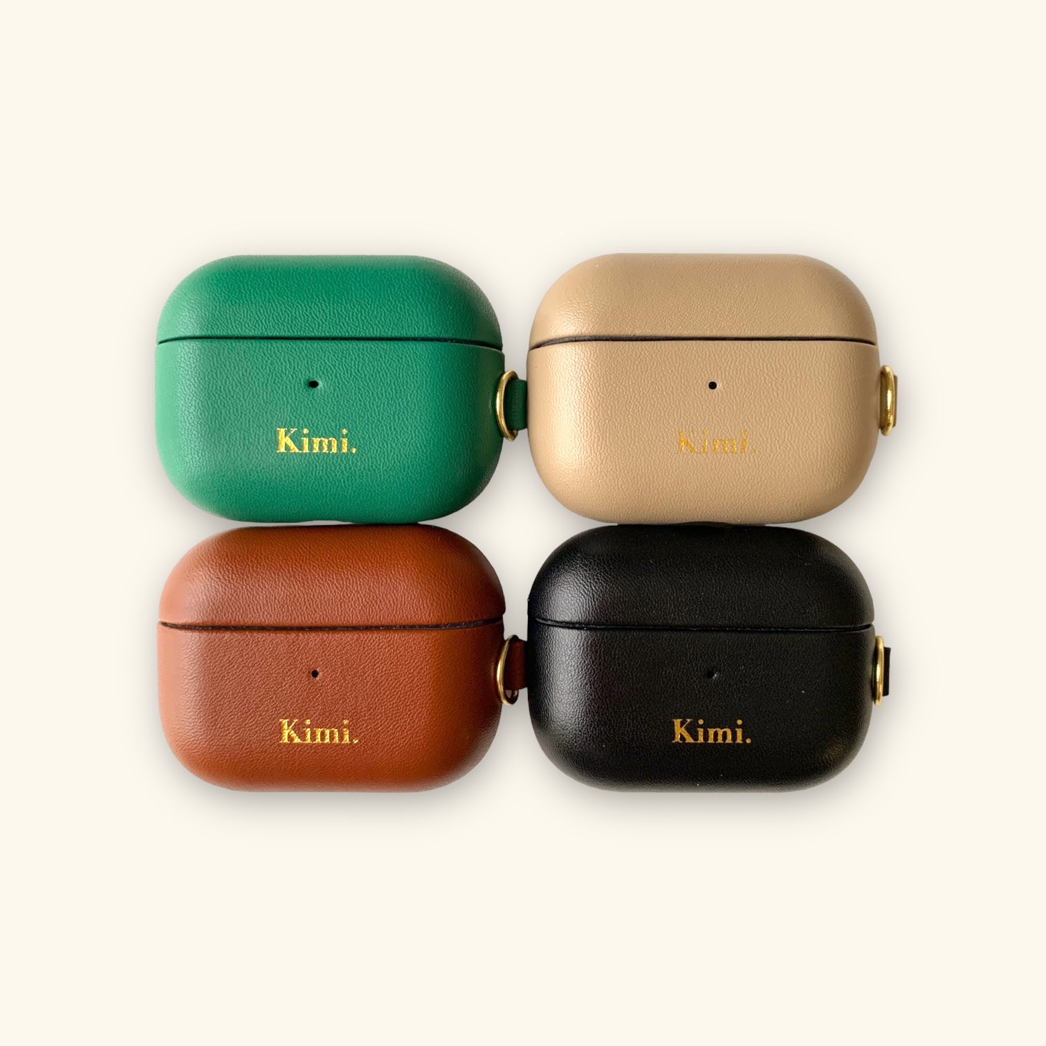 Leather AirPods Case-Brown – Kimi.