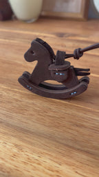 Rocking Horse Charm-Dark Brown